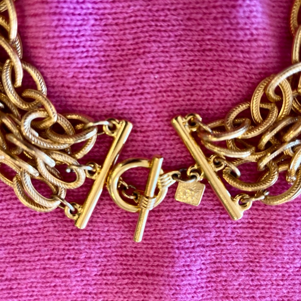 Anne Klein Triple Strand Choker - Picture 10 of 16